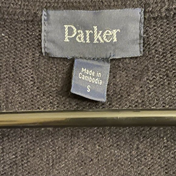 Parker School Uniform Cardigan Sweater Unisex Small Navy Cornerstone School TX - Picture 12 of 12